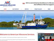 Tablet Screenshot of americanvibracore.com